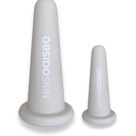 Obsidoskin velvet cups sæt med 2 stk til opstramning og drænering